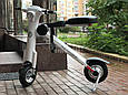 Електросамокат із додатковим сидінням для другого пасажира, корпус алюміній, складаний, фото 5