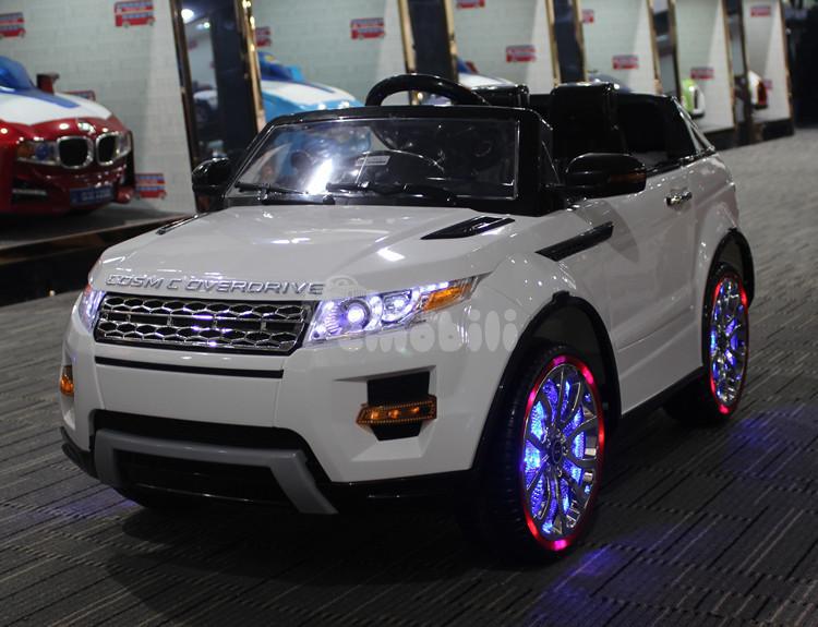 Електромобіль дитячий Land Rover M2398 WHITE 12 V 10 AH з вбудований, фото 1