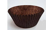 Форма паперова коричнева для кексів тарталетка 1000 шт., фото 2