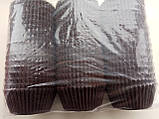 Форма паперова коричнева для кексів тарталетка 1000 шт., фото 3