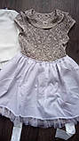 Модне дитяче плаття з пишною спідницею й болеро 92, 98, фото 2