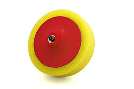 Полірувальний круг в оправці жорсткий - Flexipads Pro-Bodyshop 150x50 мм (6") жовтий (44305)