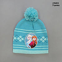 Уцінка - Шапка "Ельза і Анна" Frozen для дівчинки. 46-50 см