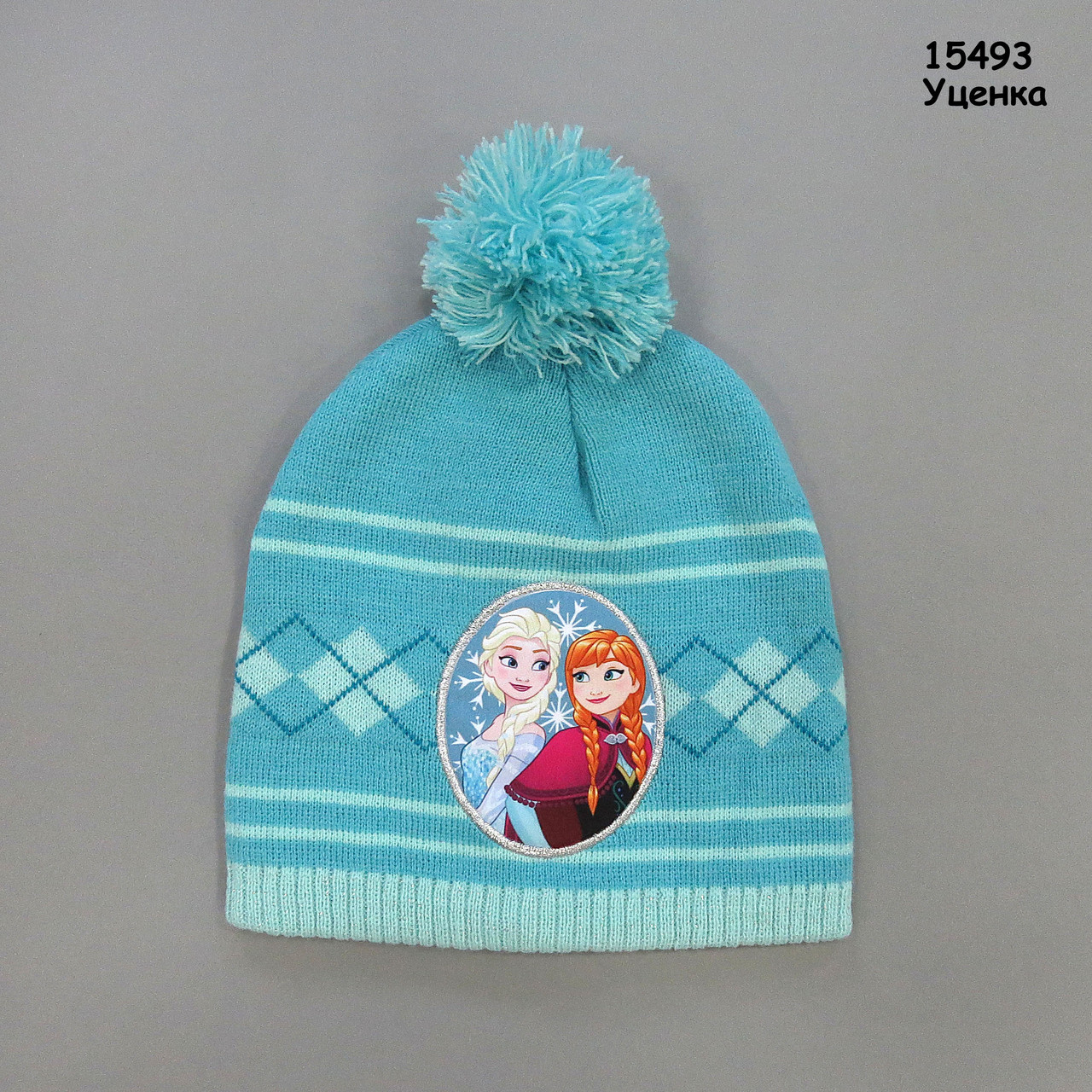 Шапка "Эльза и Анна" Frozen для девочки. 46-50 см - фото 1 - id-p640504209