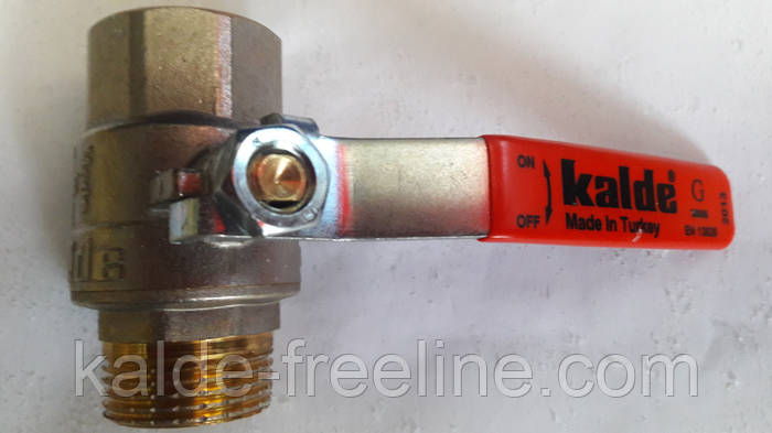 Кран шаровый Kalde (гайка-штуцер) 1'' ручка (ID#640555541), цена: 355. ...