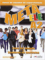 Meta ELE: Libro del alumno + cuaderno de ejercicios + audio download A2