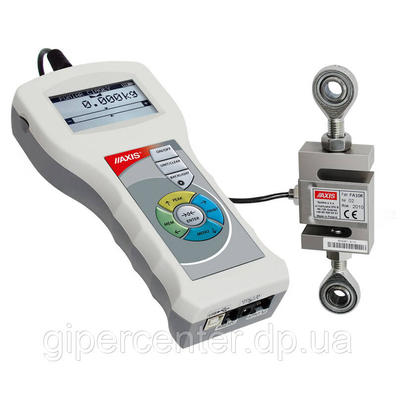 Силомер АXIS FB5k до 5 kN (500 кг); 1 N із зовнішнім датчиком, фото 1
