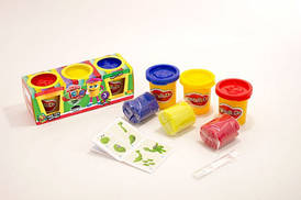 Тісто для ліплення "Master-Do" 3 банки Danko Toys