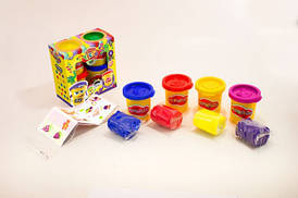 Тісто для ліплення "Master-Do" 4 банки Danko Toys