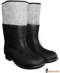 Бурки гумові утеплені чоловічі (чоботи зимові) BF-PCVCZ B