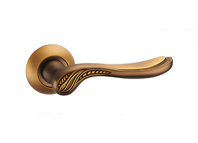 Ручка дверна на розетці МВМ A-2011 MACC матова бронза