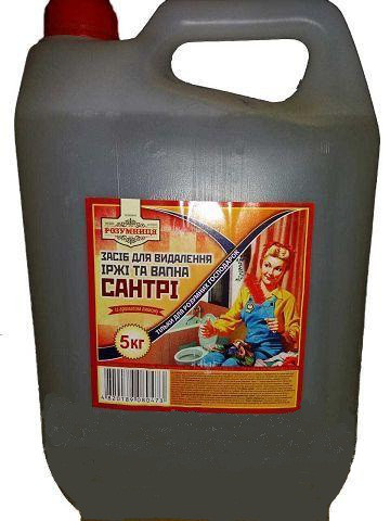 Засіб для видалення іржі та нальоту "Сантрі" 5 кг. "Розумница", фото 1