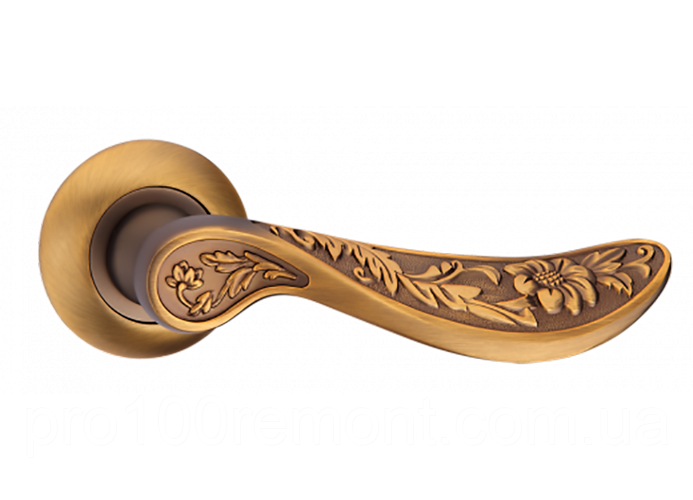 Ручка дверна на розетці МВМ FLORA Z-1315 MACC матова бронза