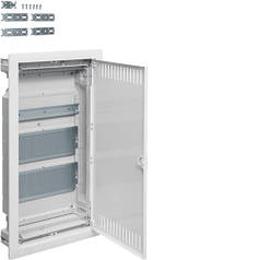 Hager VOLTA 3-рядний мультимедійний щит для слаботочних систем з металевими дверима