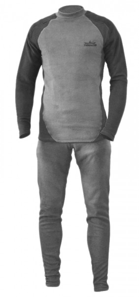 Термобілизна Fishing ROI мікро-фліс (сіро-чорне) S, M, L, XL, 2XL, 3XL, 4XL