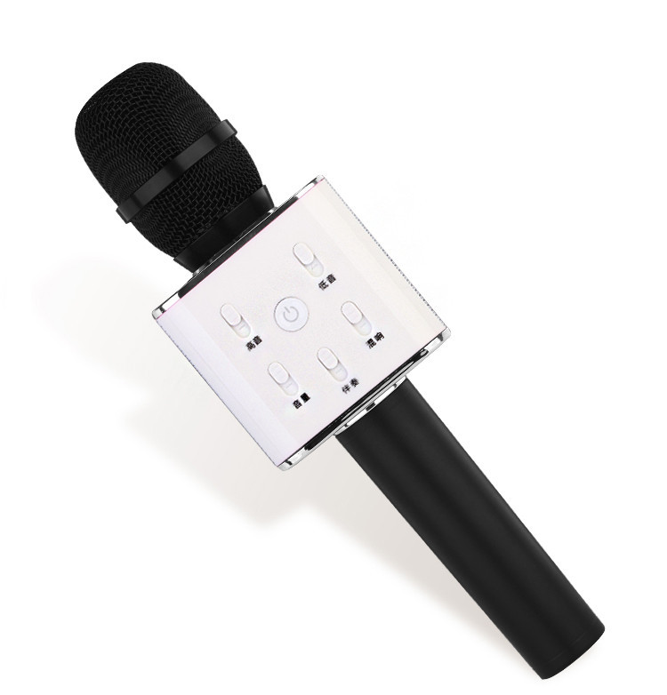 Бездротовий мікрофон караоке bluetooth Q7 з чохлом чорний
