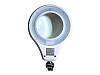 Лампа-лупа мод. 8066 D5-U-3D LED (3 диопт.), кріплення до столу/ візку для косметологів збільшувальна лампа, фото 5