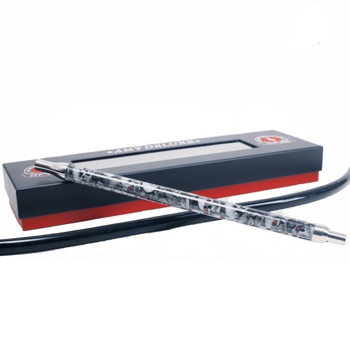 Силіконовий шланг з карбоновим мундштуком "AMY Deluxe Skull", серія AS04