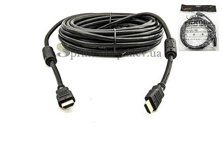 Аудіо відео HDMI-HDMI шнур з феритовими фільтрами 10 м, фото 2