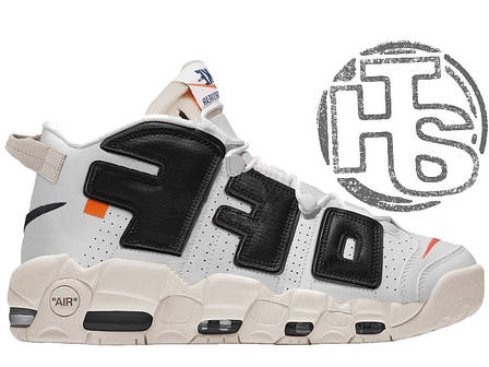 Чоловічі кросівки Nike Air More Uptempo x Off-White AA4060-201, фото 1
