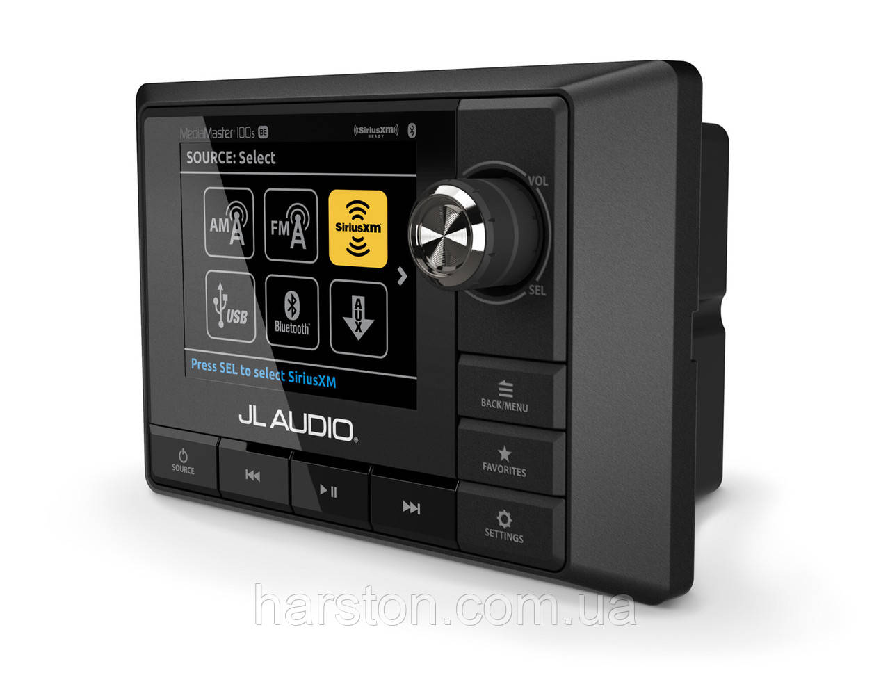 Морська магнітола Jl Audio MM100s-BE LCD Display