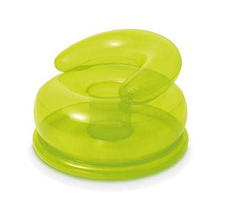 Надувне крісло Intex 48509 кольору салатове