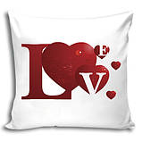 Подушка декоративна "Серце" на день Закоханих, фото 2