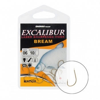 Гачок Excalibur Bream Match Brown №12