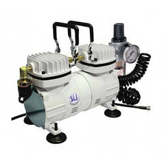 Миникомпрессор низького тиску з регулятором,фільтром і шлангом 1/6HP SUMAKE MC-1103HFRGM
