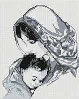 Набор для алмазной мозаики ColorArt 40х50 Икона Мария с младенцем SP043