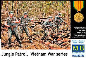 Патруль в джунглях, серія війни у В'єтнамі. 1/35 MASTER BOX 3595