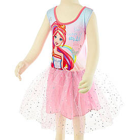 Дитяче плаття для танців Barbie (Барбі) без рукавів на дівчинку 2, 6 років ТМ ARDITEX BR11338