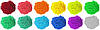 Фарба Холі (Гулал), Оранжева, 50 грам, суха порошкова фарба для фестивалів, флешмобів, фото 4