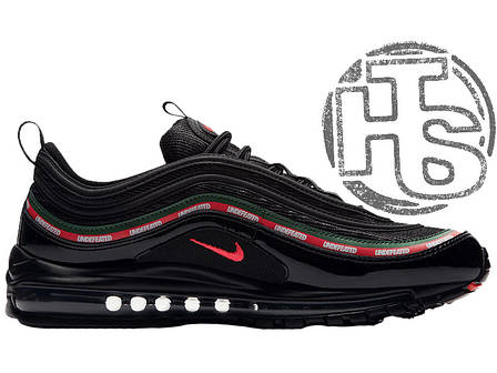 Чоловічі кросівки Nike Air Max 97 OG x Undefeated Black/Gorge Green/White/Red AJ1986-001, фото 1
