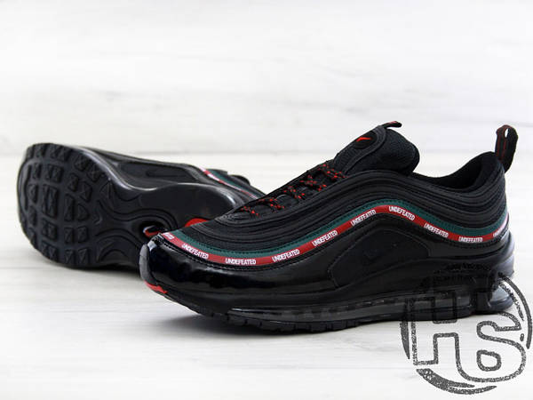 Nike Air Max 97 OG x Undeated Black Gorge Green White Red AJ1986 001 High Top Store 640834325