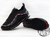 Чоловічі кросівки Nike Air Max 97 OG x Undefeated Black/Gorge Green/White/Red AJ1986-001, фото 6