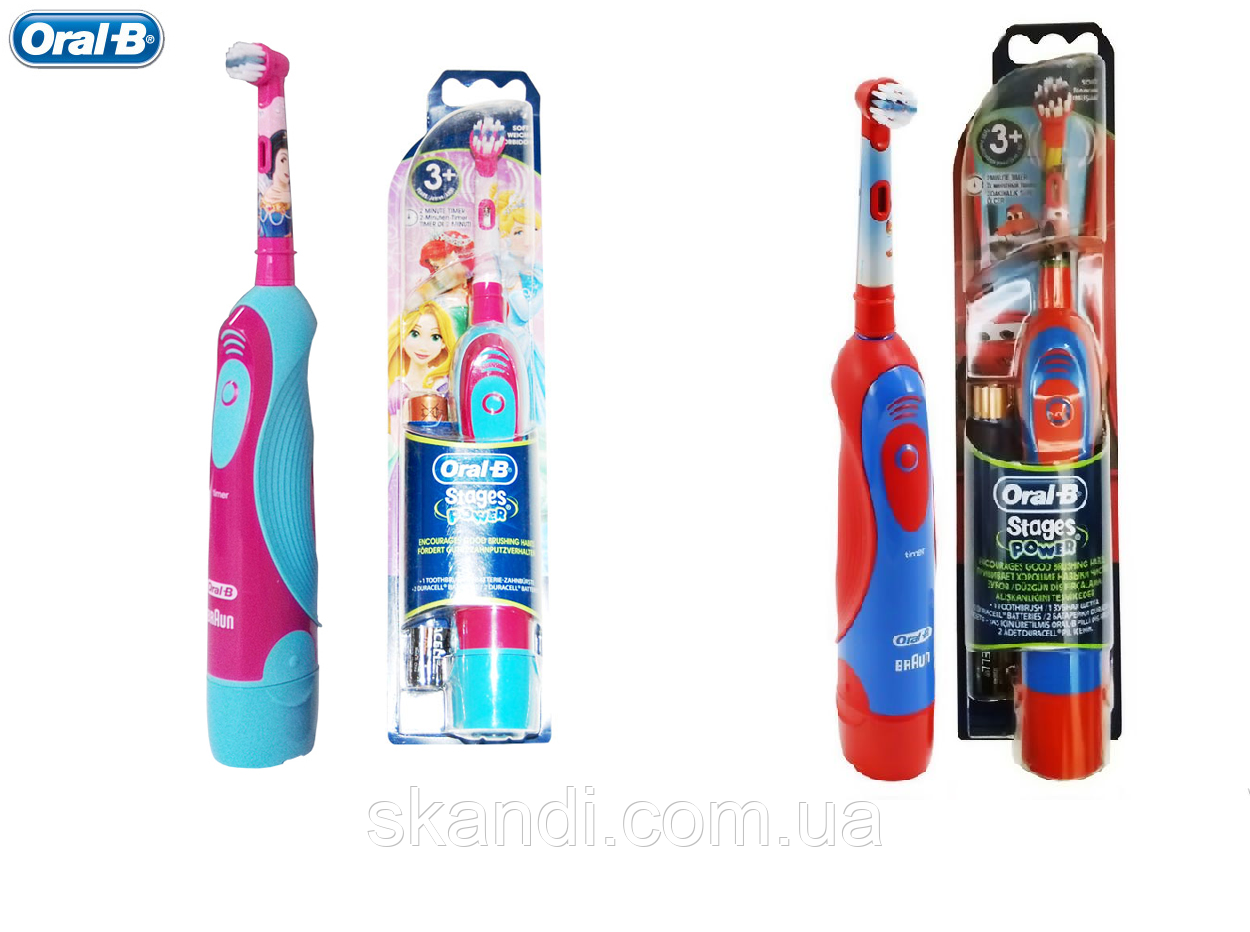 Детская зубная щетка ORAL-B (Оригинал) Мальчик/Девочка от 3+ лет ...