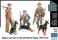 Собаки на службе ВМФ США. 1/35 MASTER BOX 35155