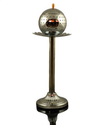 Стійка для вугілля "Oriental Silver Orb" – Елегантність східного стилю, висота 49.5 см, фото 1
