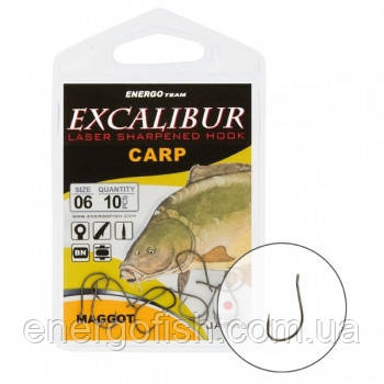 Гачок Excalibur Сагр Maggot NS №12