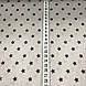 Бавовняна тканина польська графітові зірки 10 мм (1 см) на сірому No188, фото 2