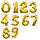 Куля цифра "1" Колір: золото. Розмір: 32"(80см). Материал: Фольга., фото 2