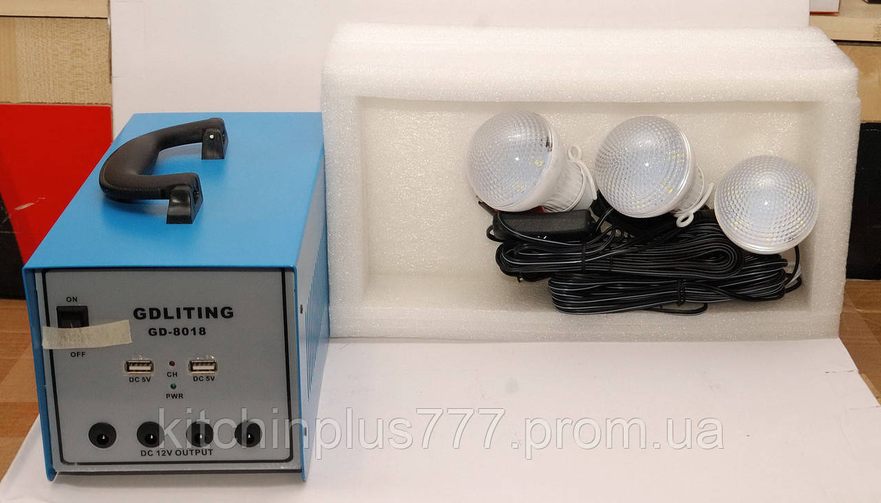 Зарядний пристрій Solar Home System GD-8018 GDLITING