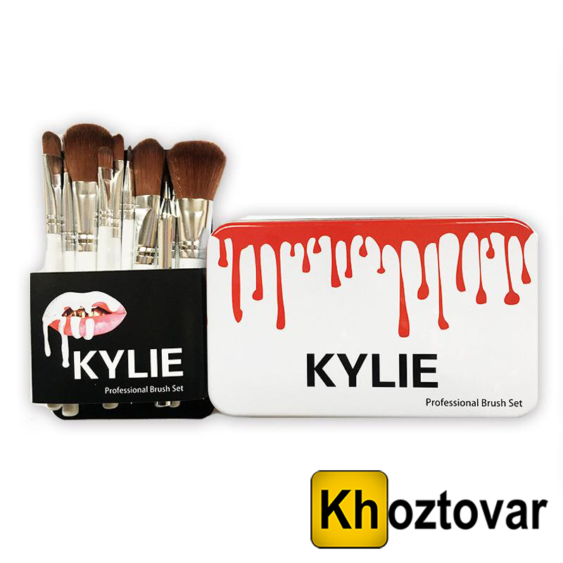 Професійний набір пензлів для макіяжу Kylie Professional Brush Set 12 шт.