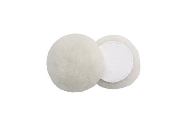 Полірувальний круг лама - Flexipads Lambs Wool Velcro 100 мм (4") білий (40243), фото 1