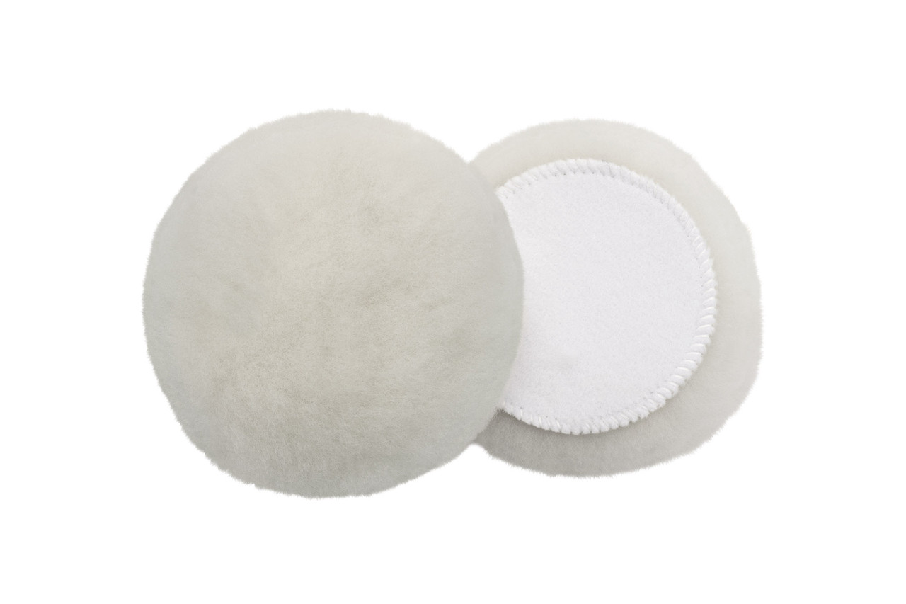 Полірувальний круг лама - Flexipads Lambs Wool Velcro 130 мм (5") білий (40244)