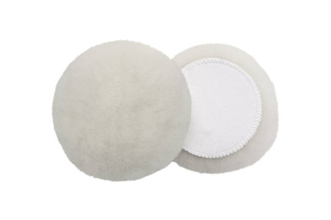 Полірувальний круг лама - Flexipads Lambs Wool Velcro 130 мм (5") білий (40244), фото 2