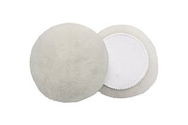 Полірувальний круг лама - Flexipads Lambs Wool Velcro 130 мм (5") білий (40244)