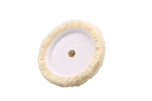 Полірувальний круг з крученої вовни - Flexipads 100% Merino Wool Cutting 150 мм (6") бежевий (40425), фото 2