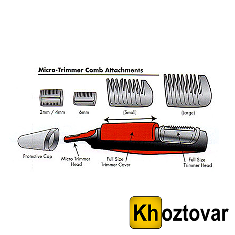 Универсальный триммер MicroTouch Switch Blade - фото 2 - id-p303473074